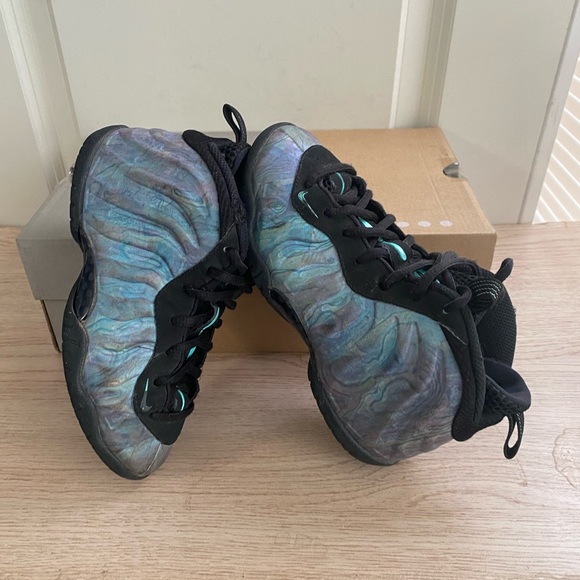 Nike Lil\' Posite One PRM Aurora Green Kids Sneakers - SZ 1 Y main image 7